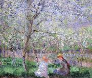 Claude Monet Springtime oil painting on canvas